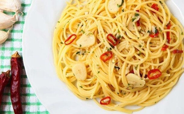 Spaghetti aglio olio e peperoncino: Ricetta