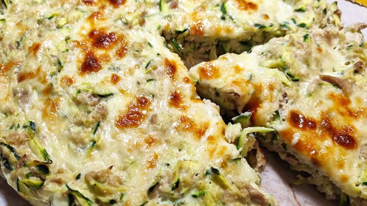 Torta salata di zucchine