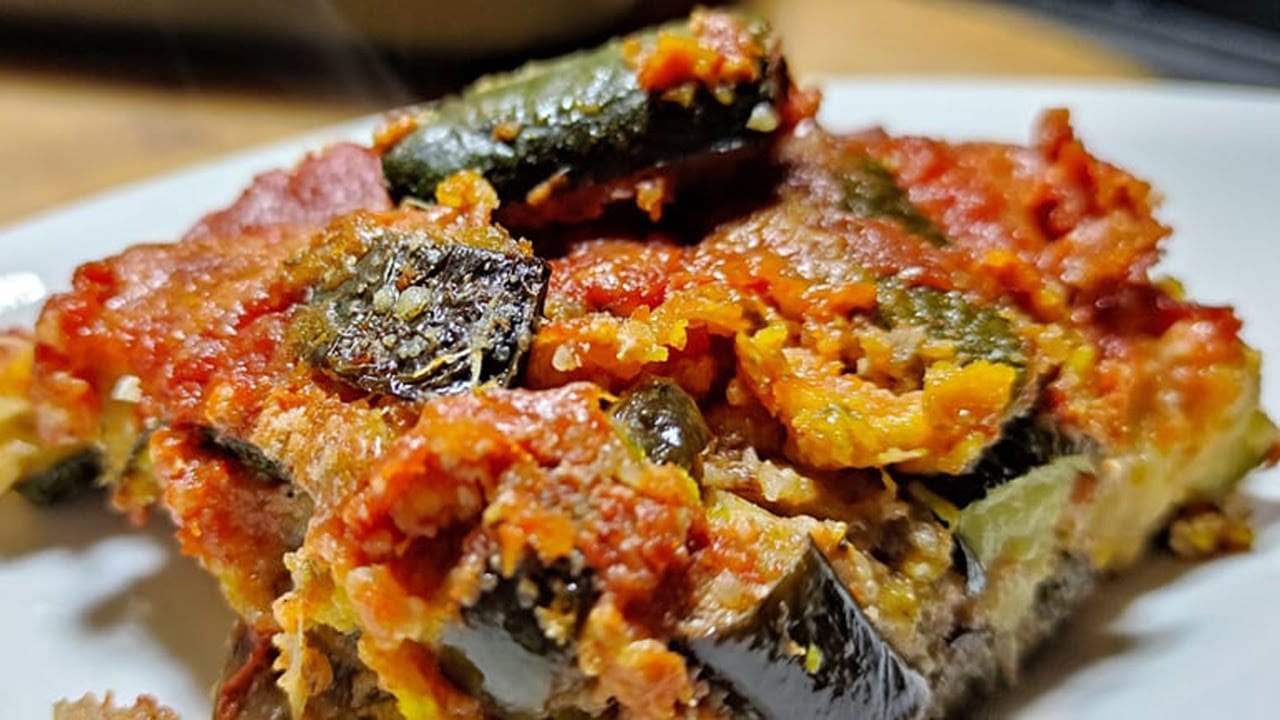 Lasagna di verdure e pane carasau