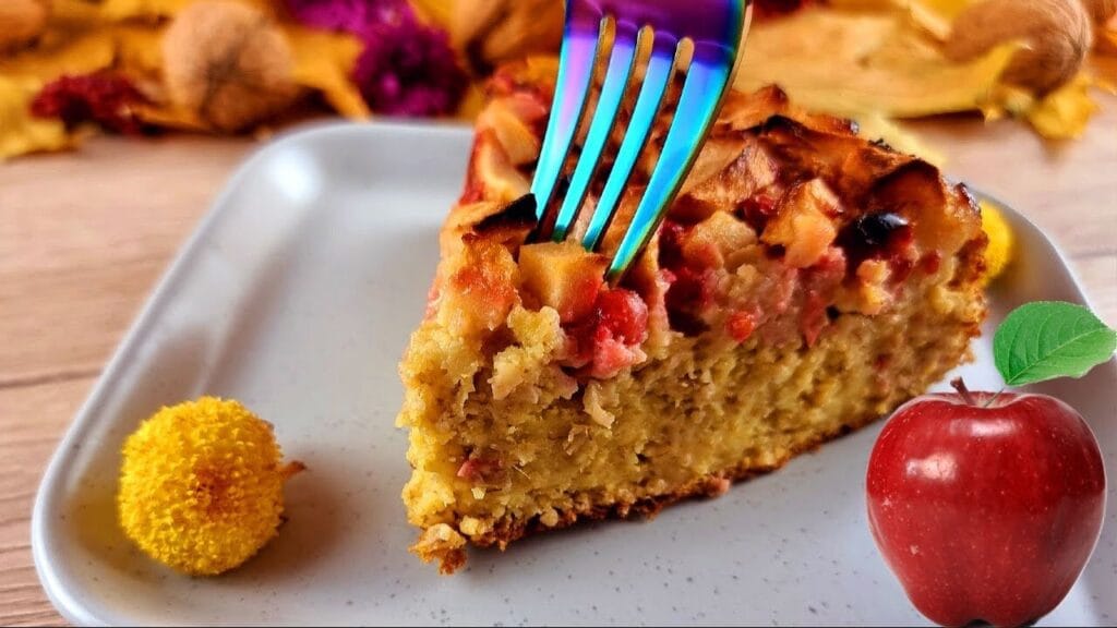 Torta di avena e mele, abbassa il colesterolo e la glicemia. Solo 110 Kcal!