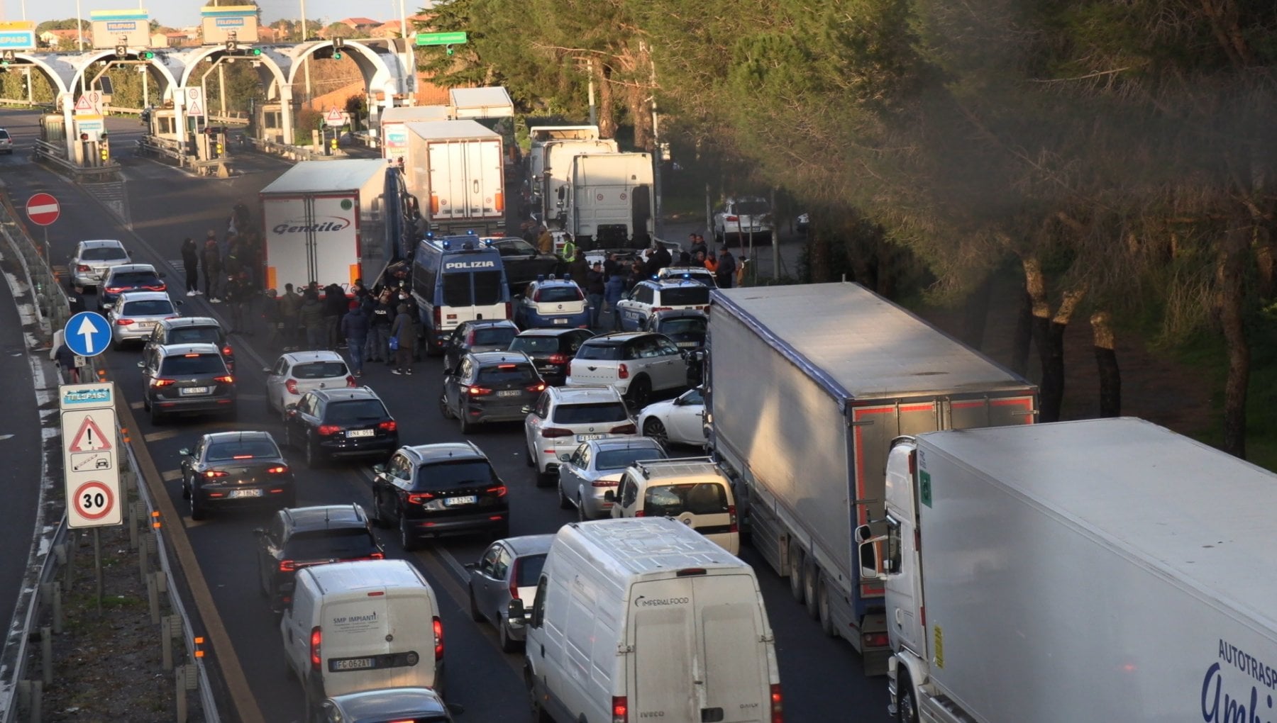 Proteste degli autotrasportatori