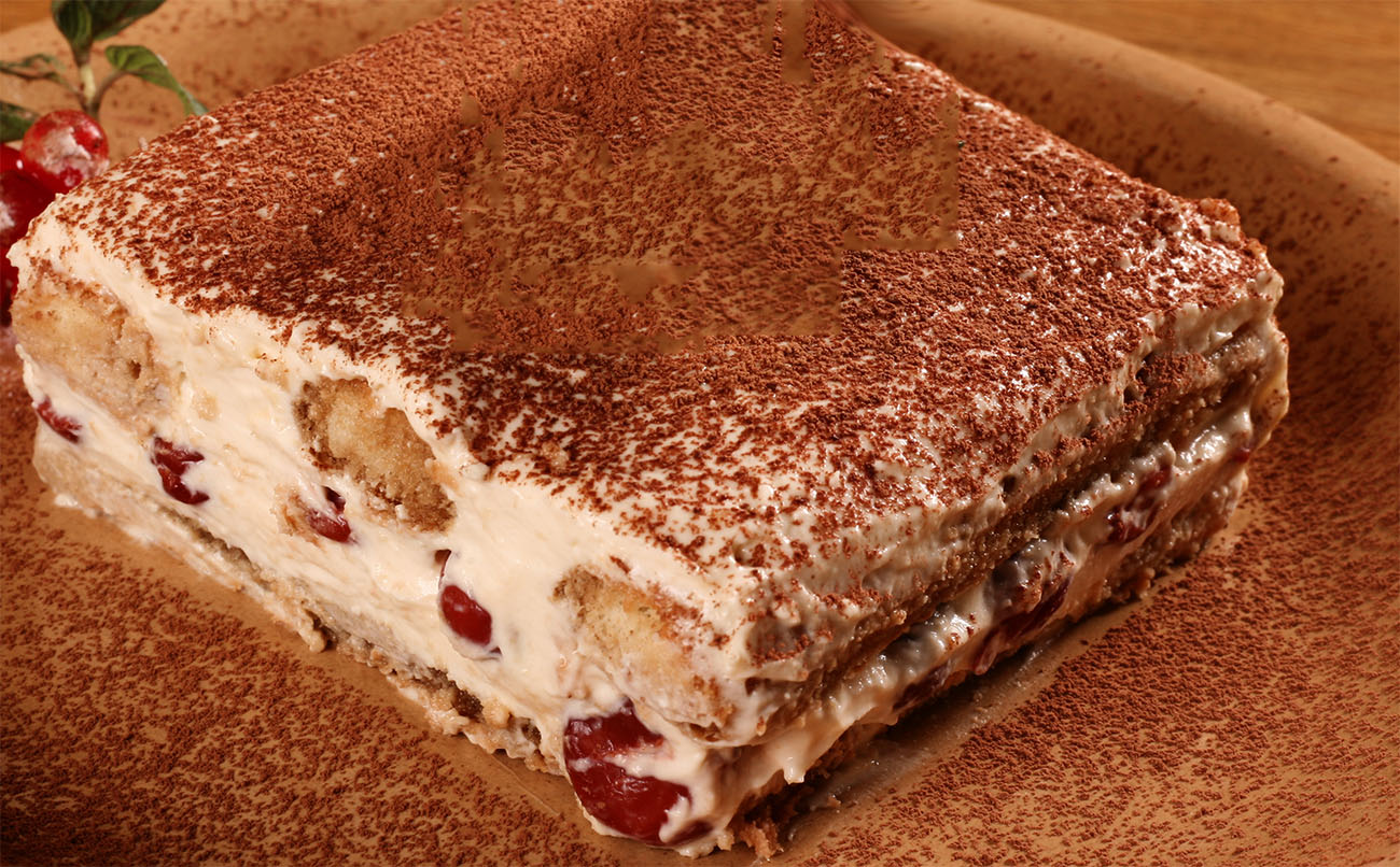 Tiramisù alle ciliegie