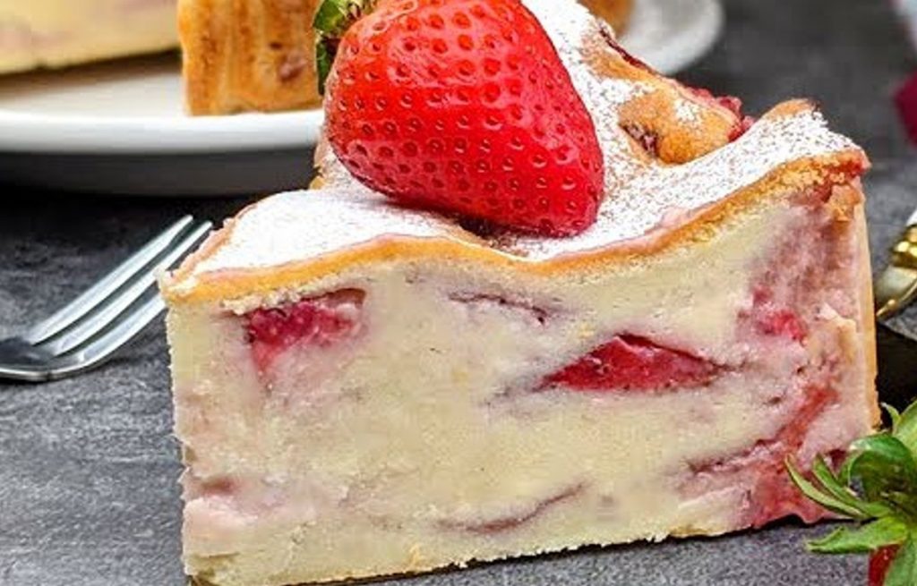 Fragole e limone: la cheesecake fredda che mangerete al mattino, pomeriggio e sera. Solo 180 Kcal!