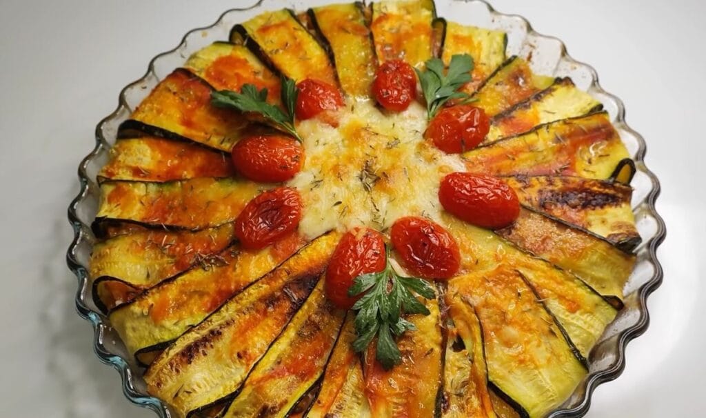 Con le zucchine preparo una torta salata fantastica: non friggo niente | Solo 180 Kcal!