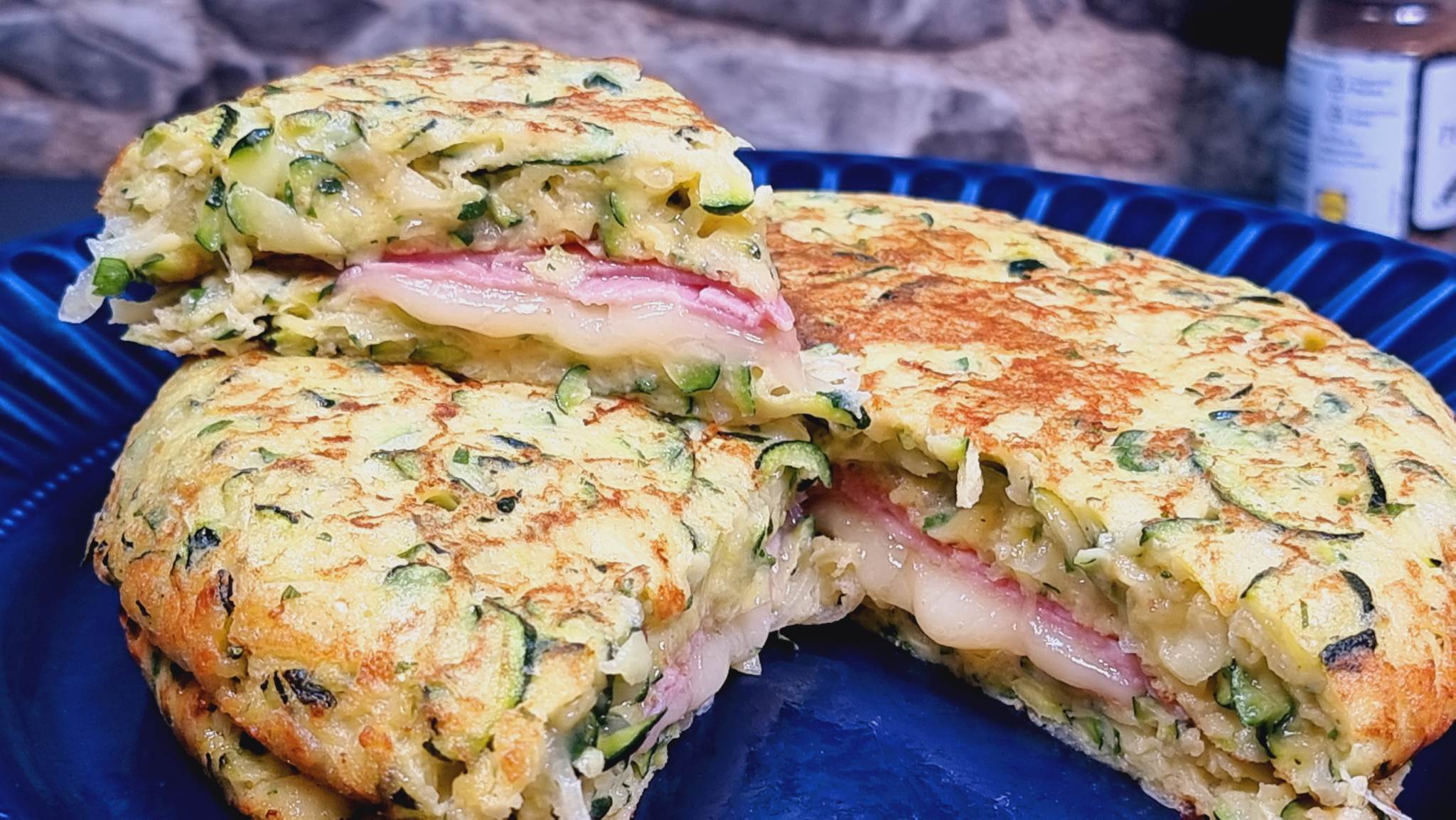 Frittata di zucchine ripiena