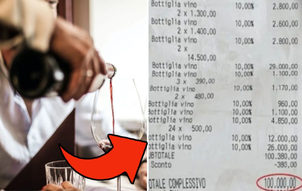 Arriva uno scontrino da 100.000 euro in questo ristorante, ecco cosa ha fatto il cliente | Scoppia la polemica sui social!