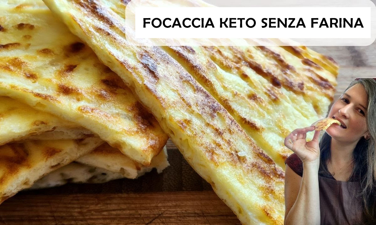 Focaccia keto senza farina