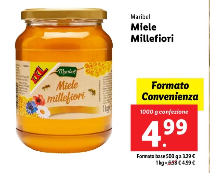 Miele millefiori maribel Lidl