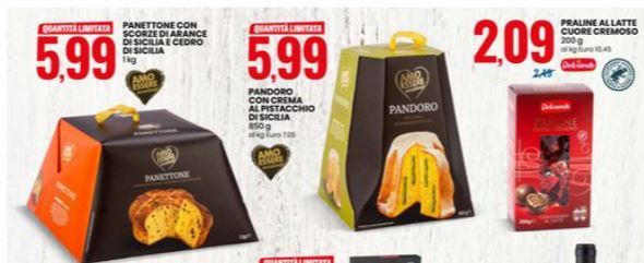 Panettoni e pandori offerta Eurospin