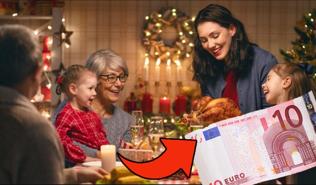 Pranzo di Natale, è pazzesco: una mamma con soli 8 euro a persona prepara un menù economico, ma buono!