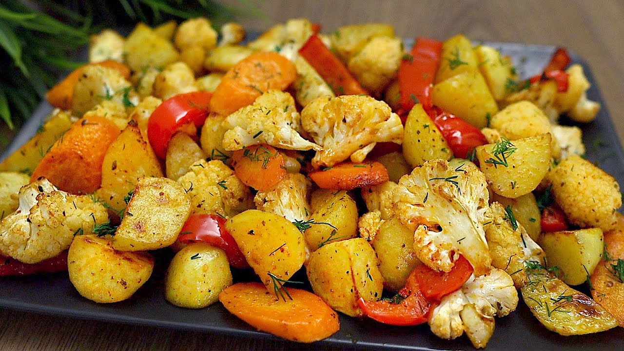 Patate e verdure al forno