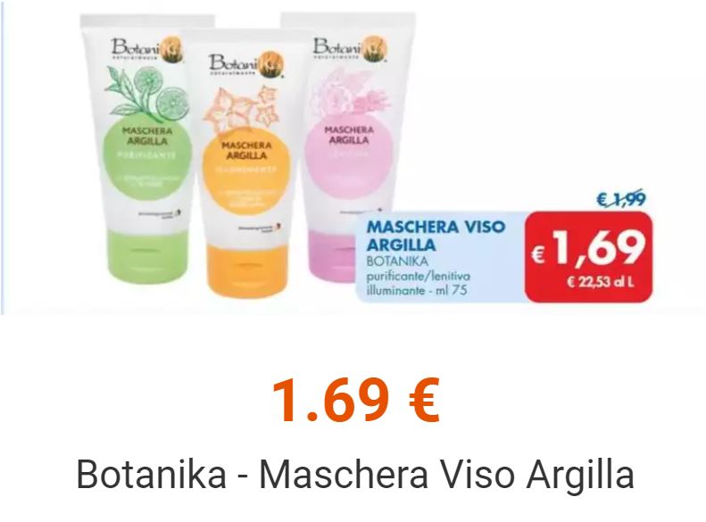 Maschera viso botanika MD