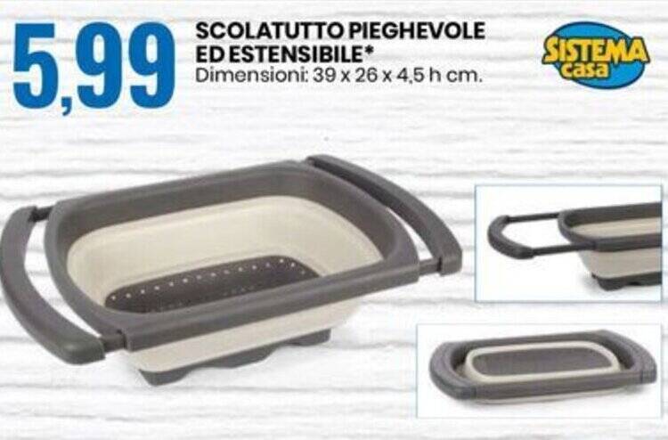 Scolatutto pieghevole Eurospin