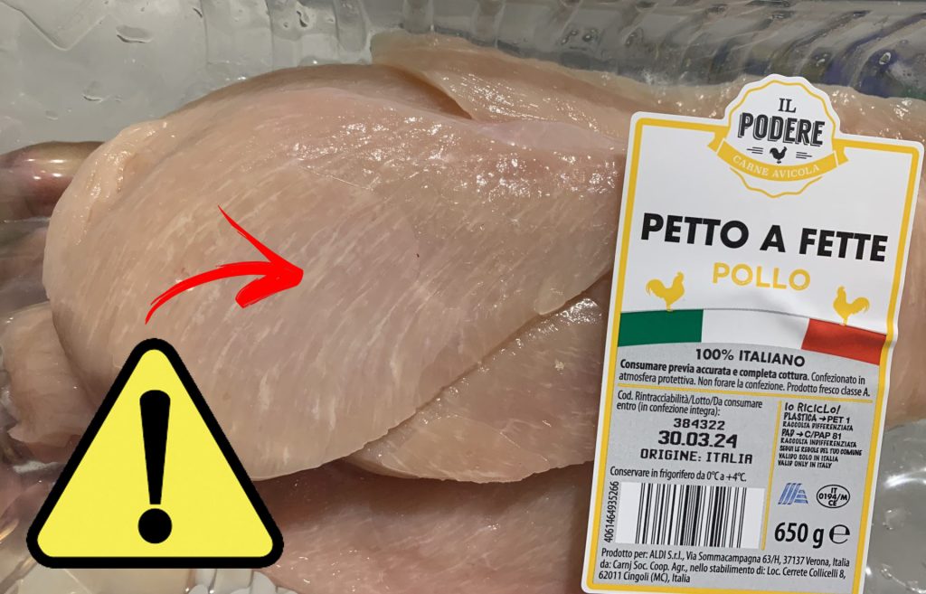Polli malati venduti nei supermercati (ustioni e strisce bianche sulla carne), questi sono i famosi discount coinvolti: è allarme!