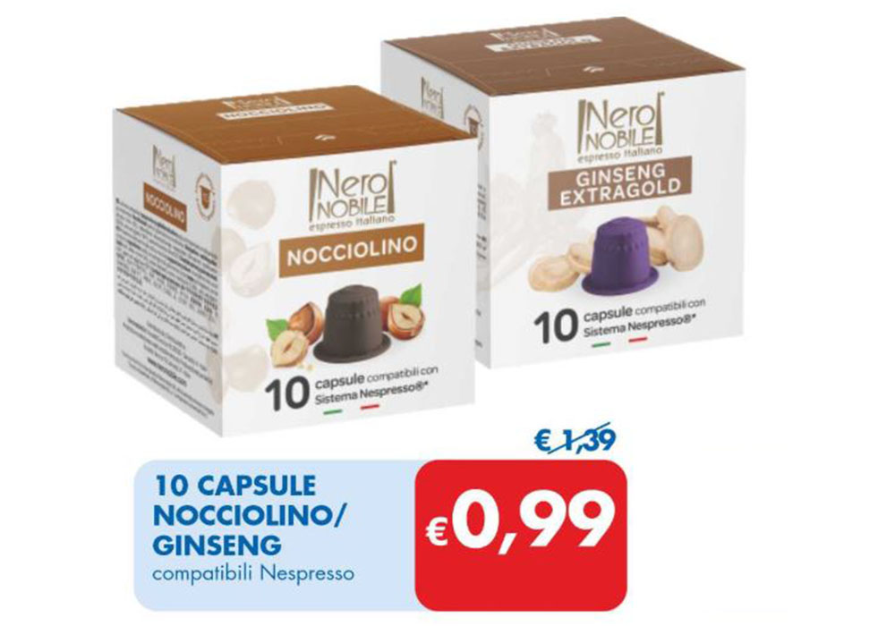 Capsule nocciolino e ginseng MD