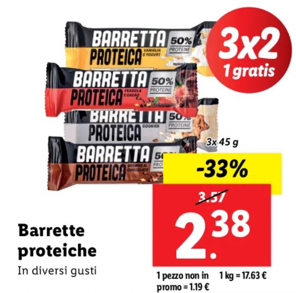 Barretta proteica 50% 