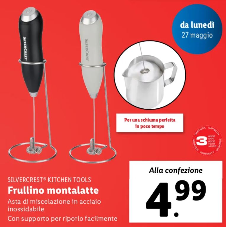 Frullino montalatte Lidl