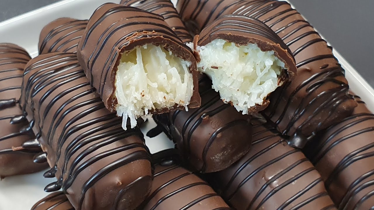 Barrette al cioccolato e cocco