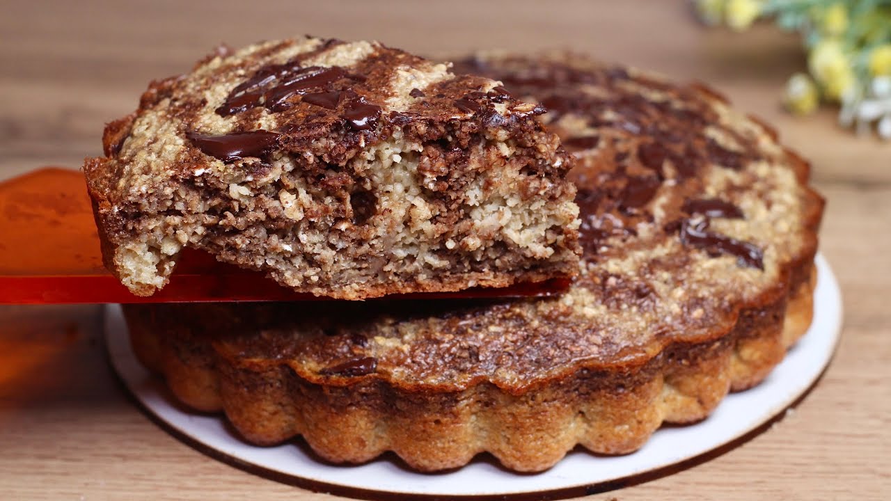 Torta di avena e cacao