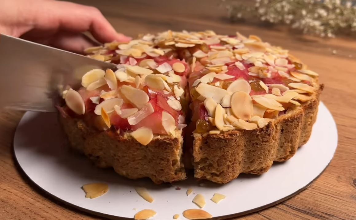 Torta di mele e avena