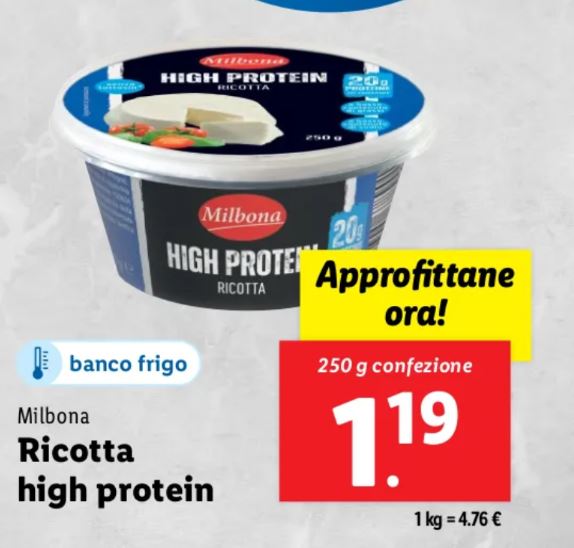 Ricotta high protein lidl