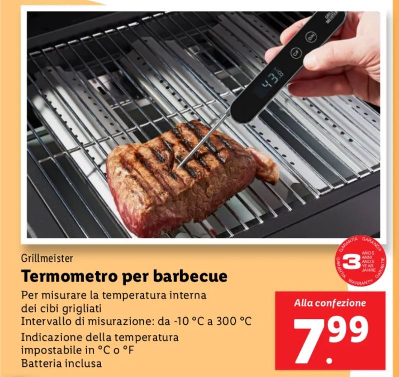 Termometro barbecue Lidl