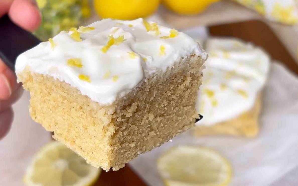 Torta di avena, yogurt e limone