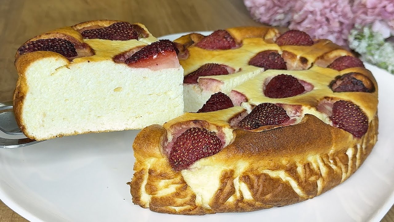 Torta di fragole e ricotta