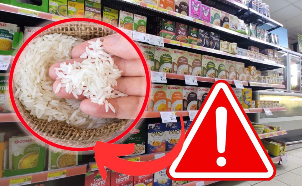 Non mangiare questa confezione di riso, contiene alti livelli di metalli pesanti: buttalo via o riportalo al supermercato!