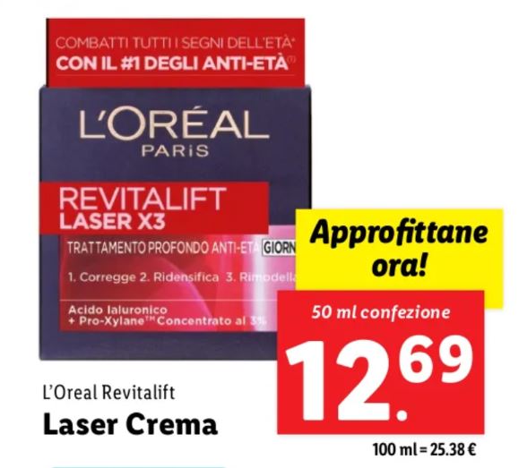 Revitalift Laser X3 de l'Oréal Paris Lidl