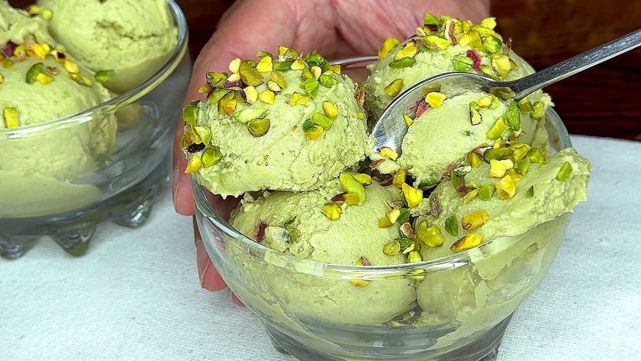 Gelato alla banana e avocado