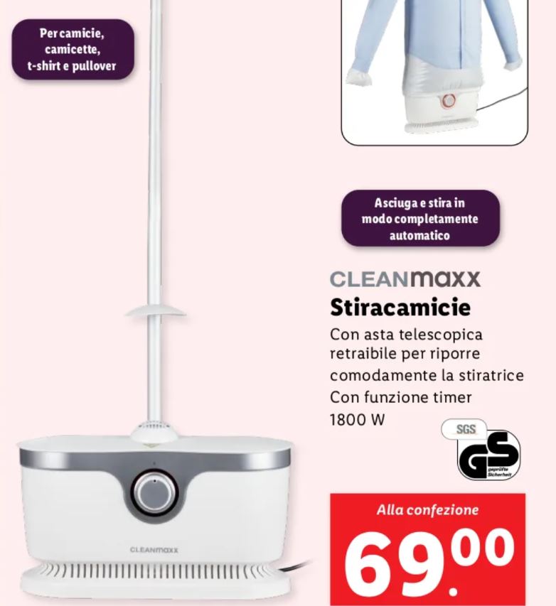 STIRACAMICIE CLEANMAXXX LIDL