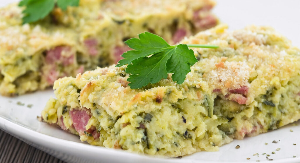 Gateau di zucchine, una ricetta gustosa che puoi mangiare anche a dieta. Ha solo 210 calorie!