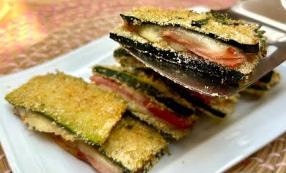 Zucchine farcite a sandwich