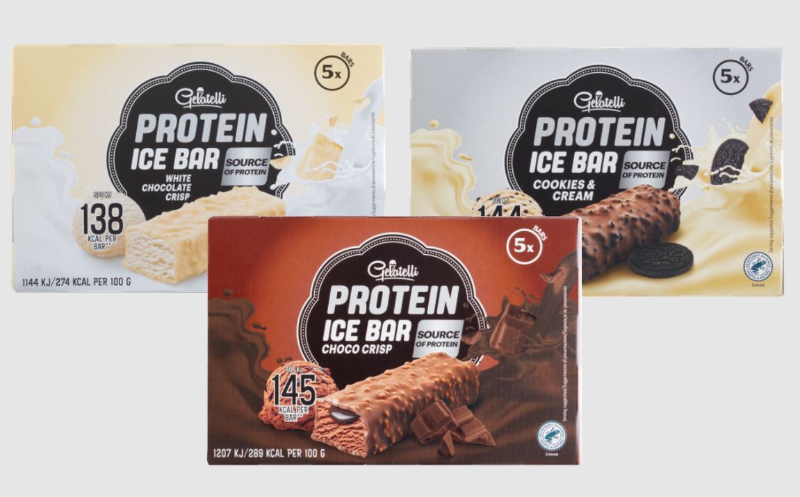 Protein ice bar gelatelli lidl