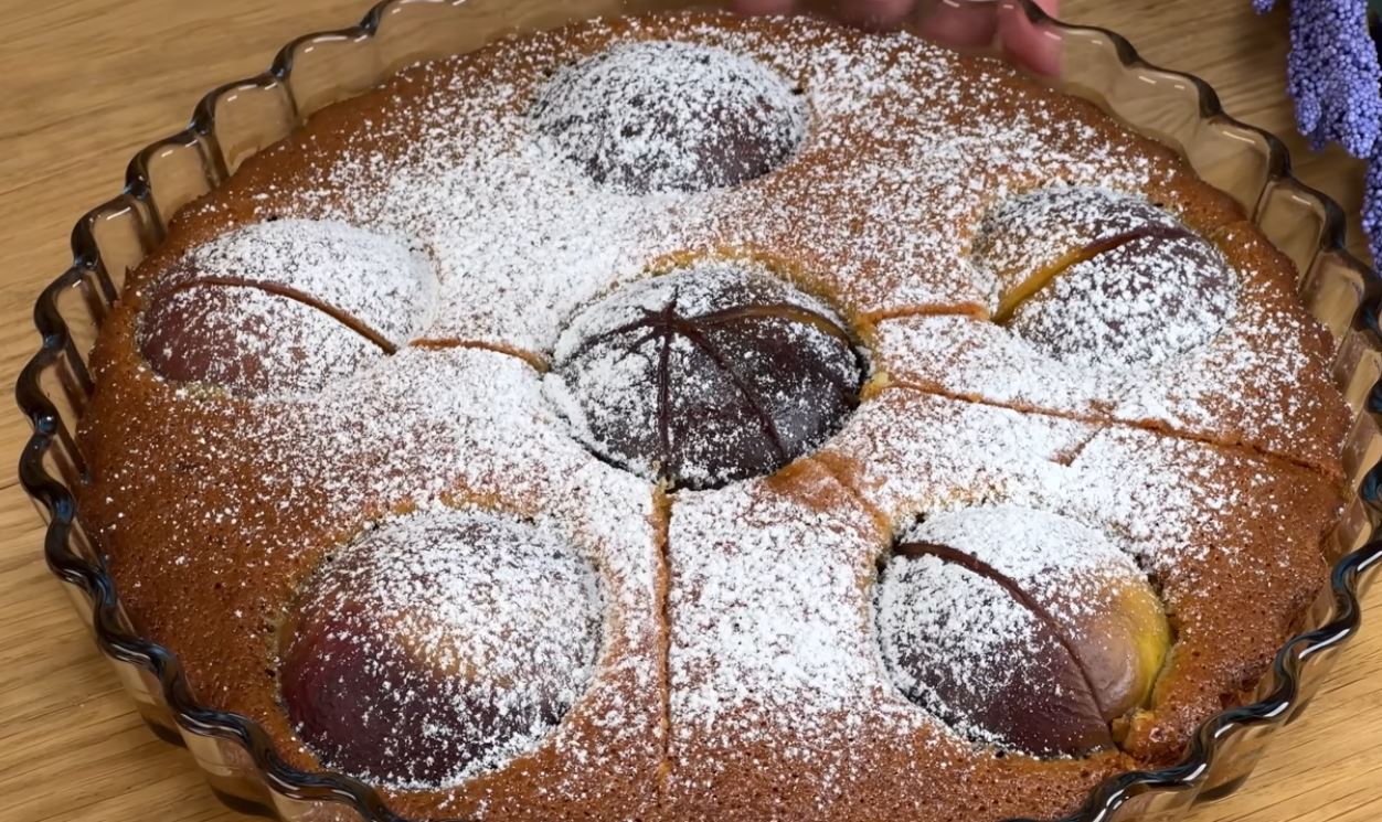 Torta di pesche