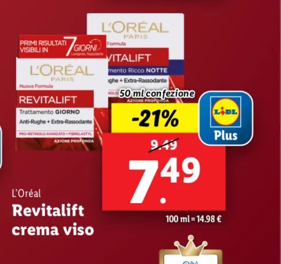 Revitalift crema viso