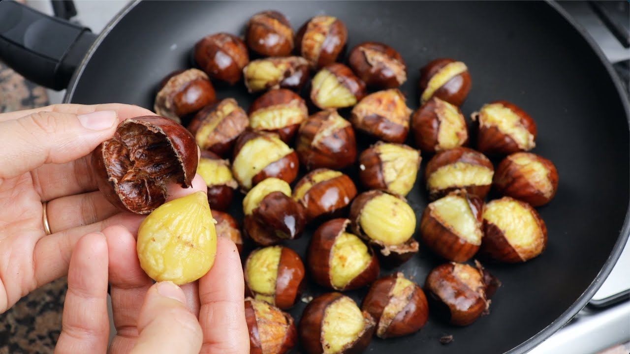 Castagne in padella