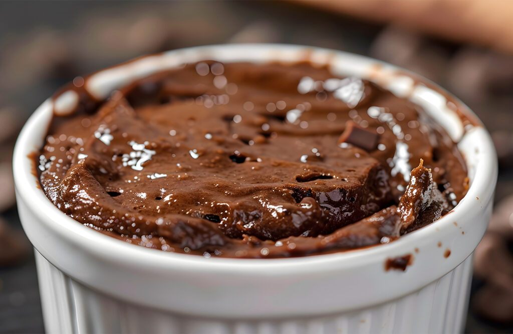 La sera dopo cena quando ho voglia di qualcosa di dolce, mangio questo dessert al cucchiaio e non ho sensi di colpa!