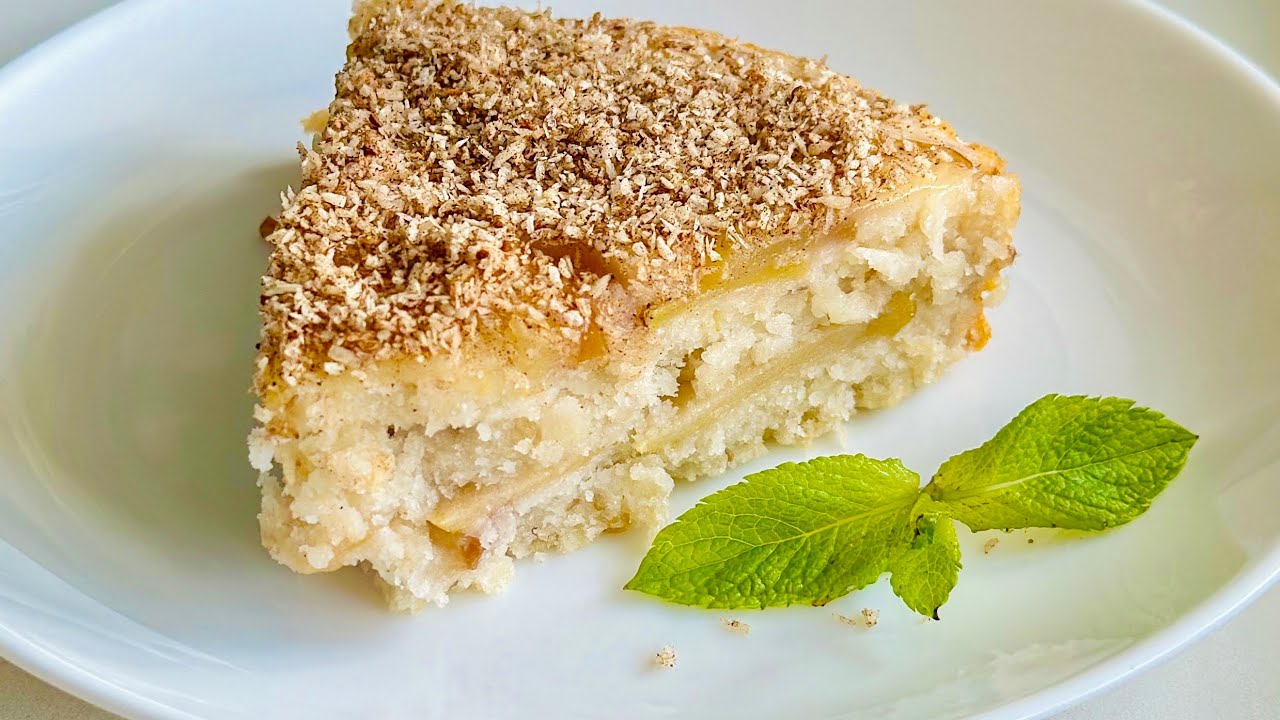 Torta di mele e cocco