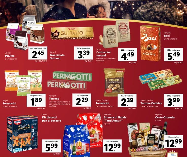 Pandori, panettoni e dolci di Natale Lidl