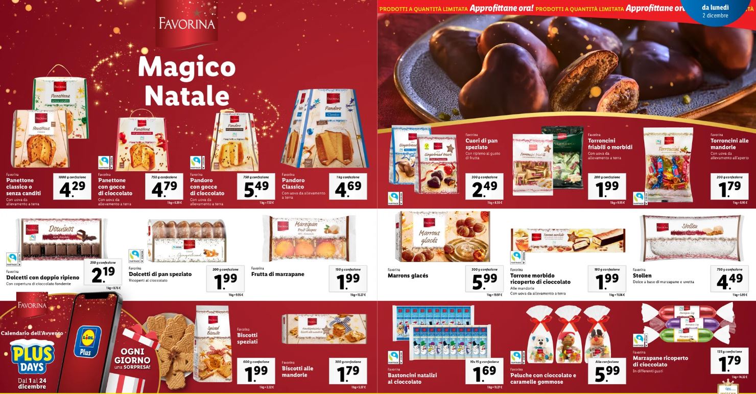 Dolci di Natale Lidl