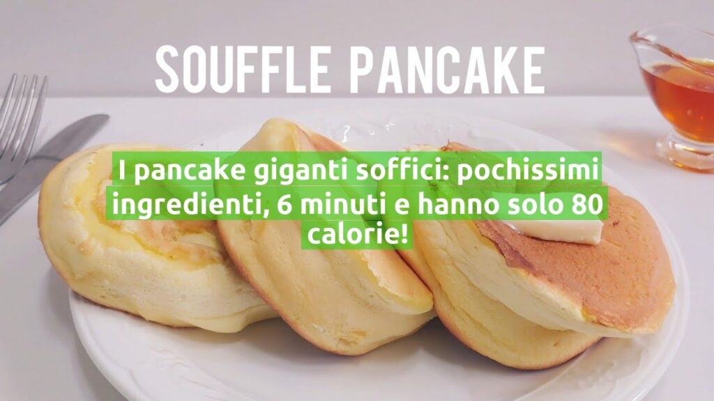 I pancake giganti soffici: pochissimi ingredienti, 6 minuti e hanno solo 80 calorie!