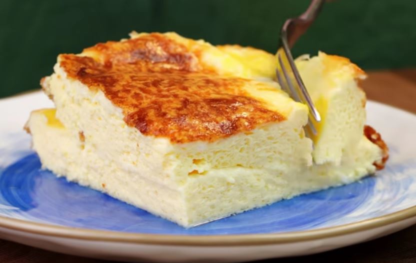 Frittata di uova e formaggio al forno