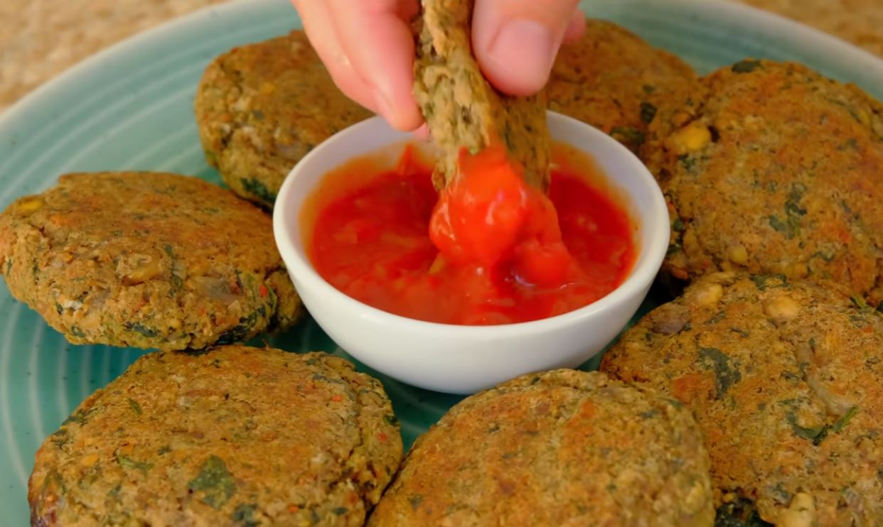 Polpette di ceci e spinaci