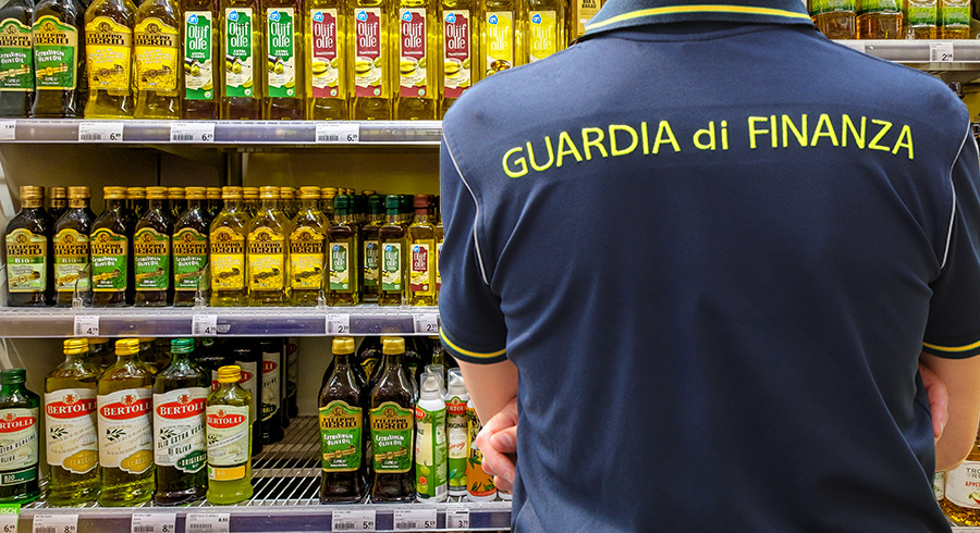 Olio extravergine sequestrato