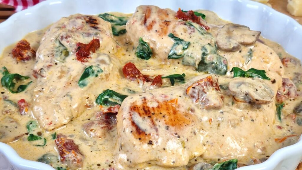 Per la dieta che sto facendo questa ricetta di petto di pollo cremoso è perfetta, non soffro più la fame e mangio bene!